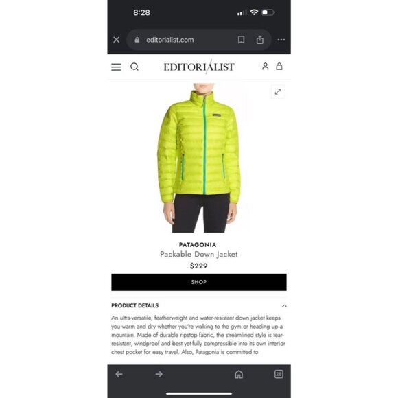 Patagonia down sweater jacket. Women’s XS - Picture 8 of 10